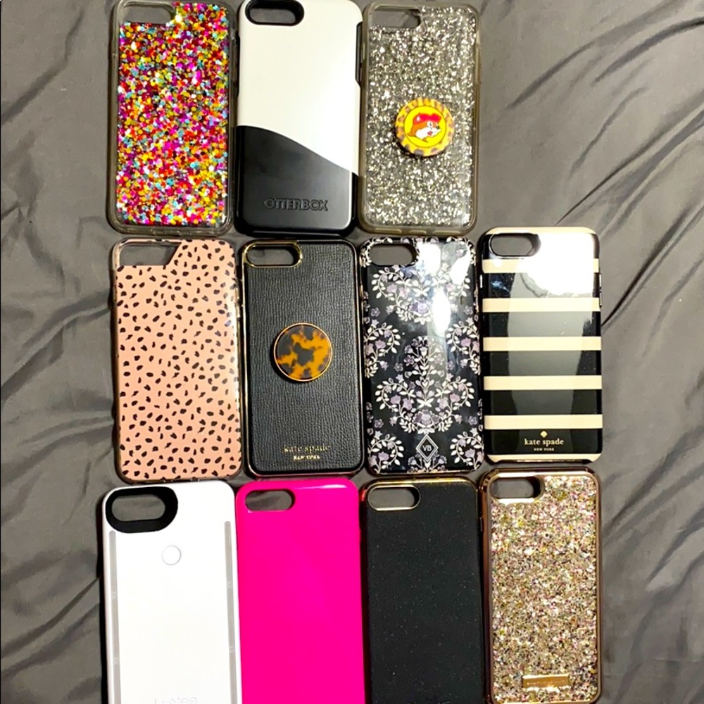 Lot of iPhone 7+ & 8+ Phone Cases